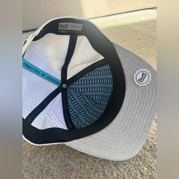 Melin HYDR Odysea Stacked Snapback Hat | Classic Fit | White - Picture 7 of 12